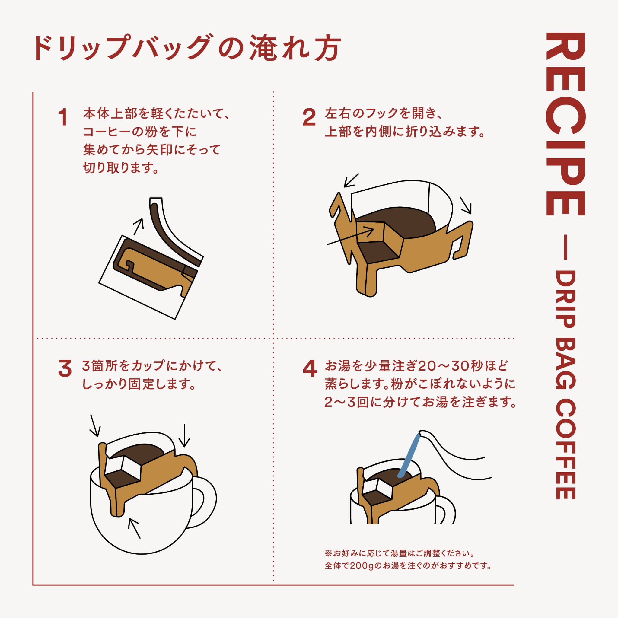 美味しいドリップバッグの淹れ方