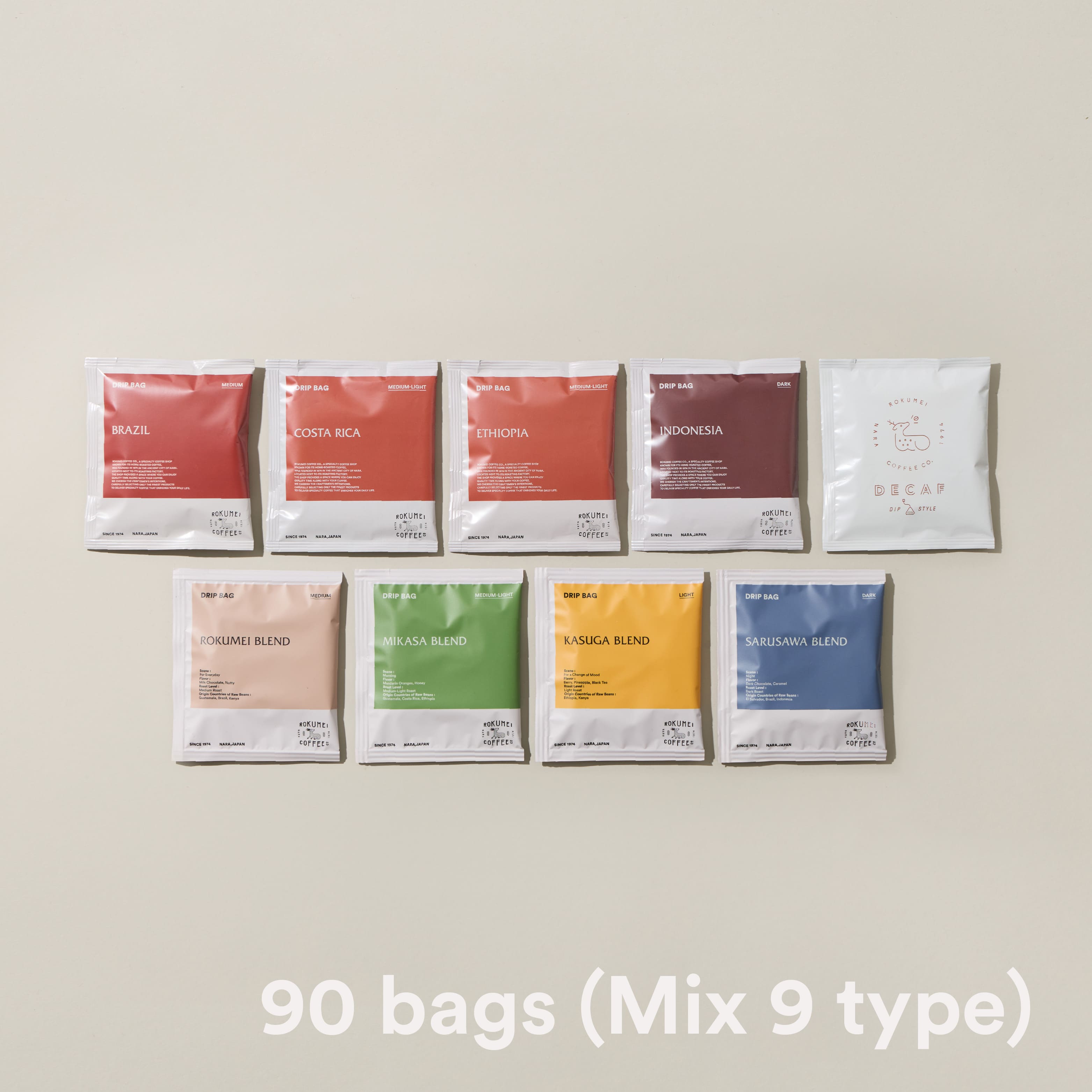 ドリップバッグ アソート 9種 90pcs サムネイル