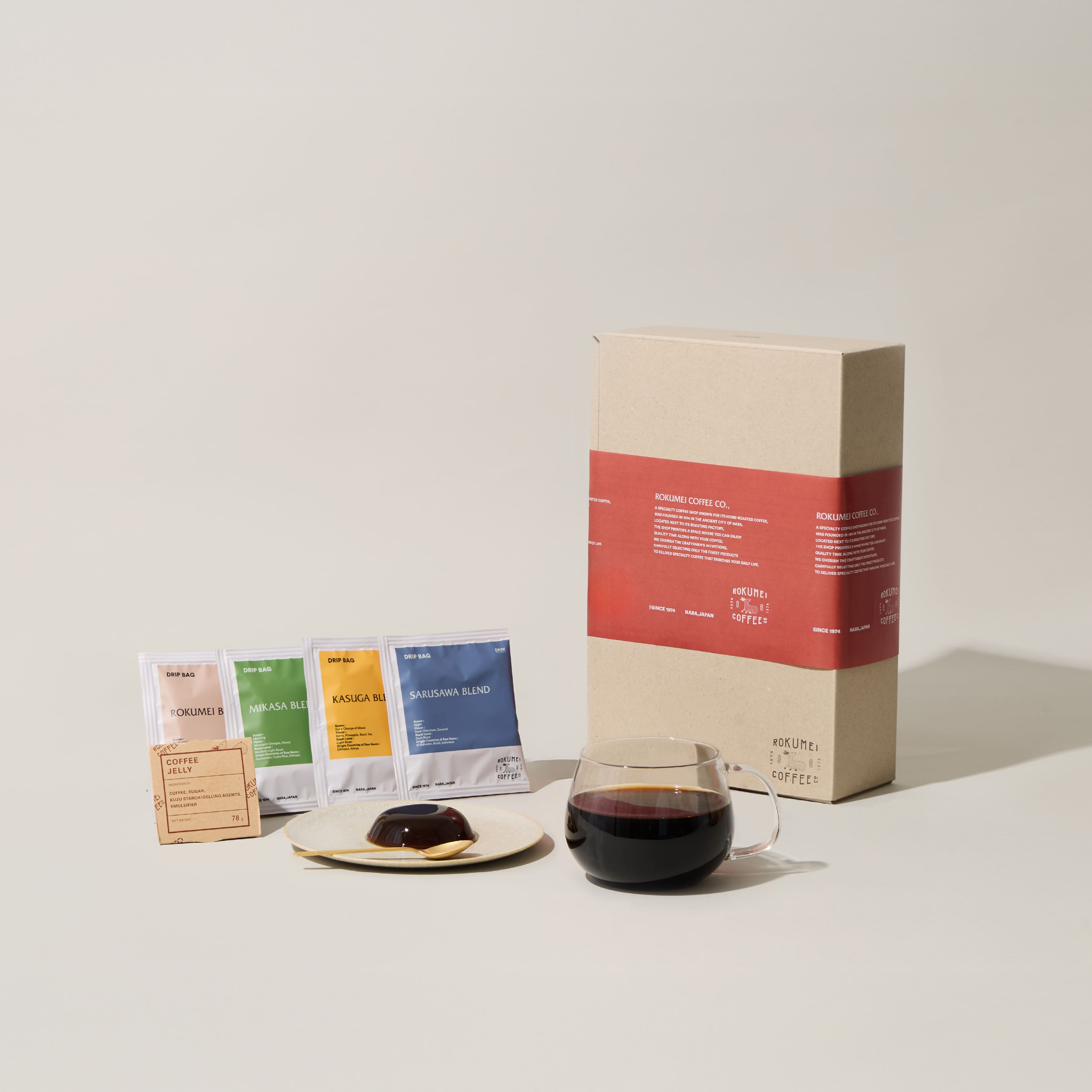 ギフト コーヒーゼリー 5個 & ドリップバッグ12pcs